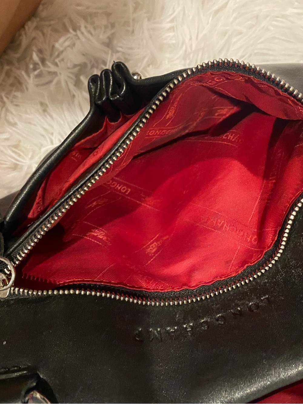 Longchamp large satchel - Picture 9 of 17